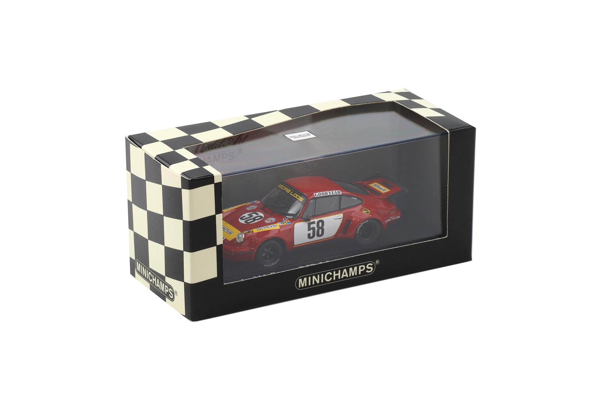 1:43 Minichamps Porsche 911 Carrera RSR 3.0 24h Le Mans 1975 #58 Fitzpatrick