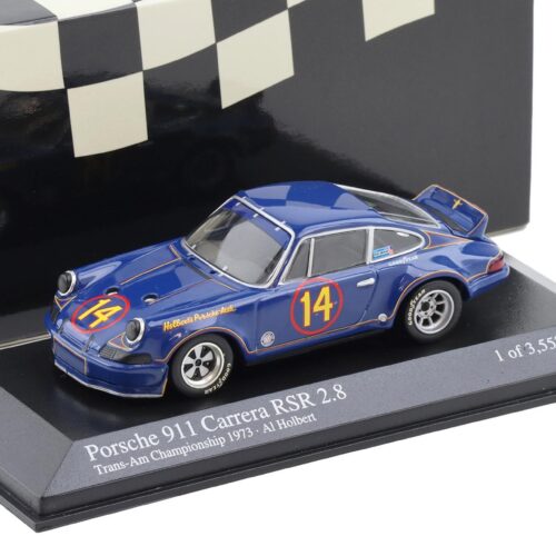 1:43 Minichamps Porsche 911 RSR 2.8 Trans Am Series 1973 #14 Al Holbert