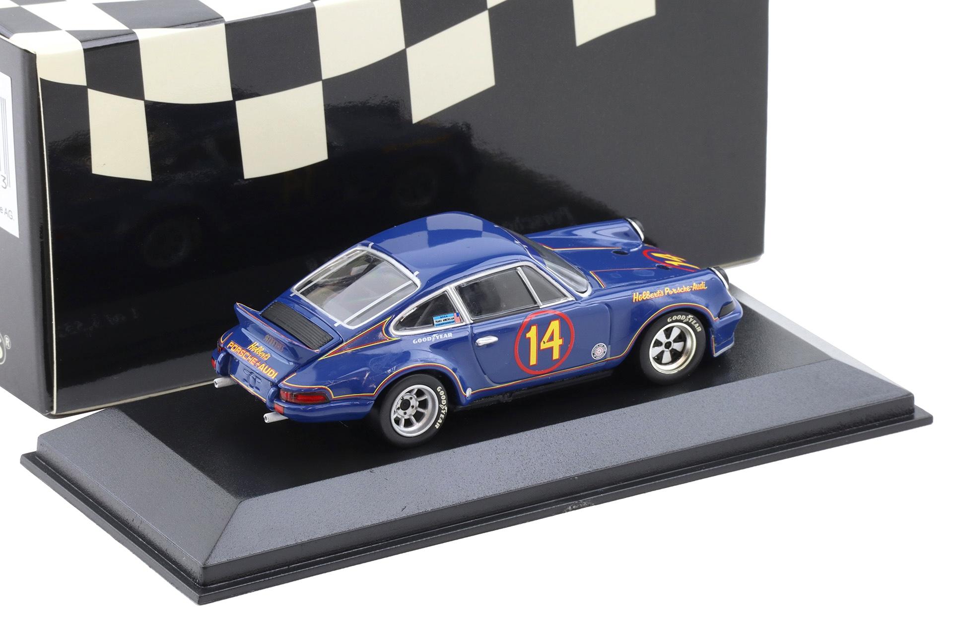 1:43 Minichamps Porsche 911 RSR 2.8 Trans Am Series 1973 #14 Al Holbert