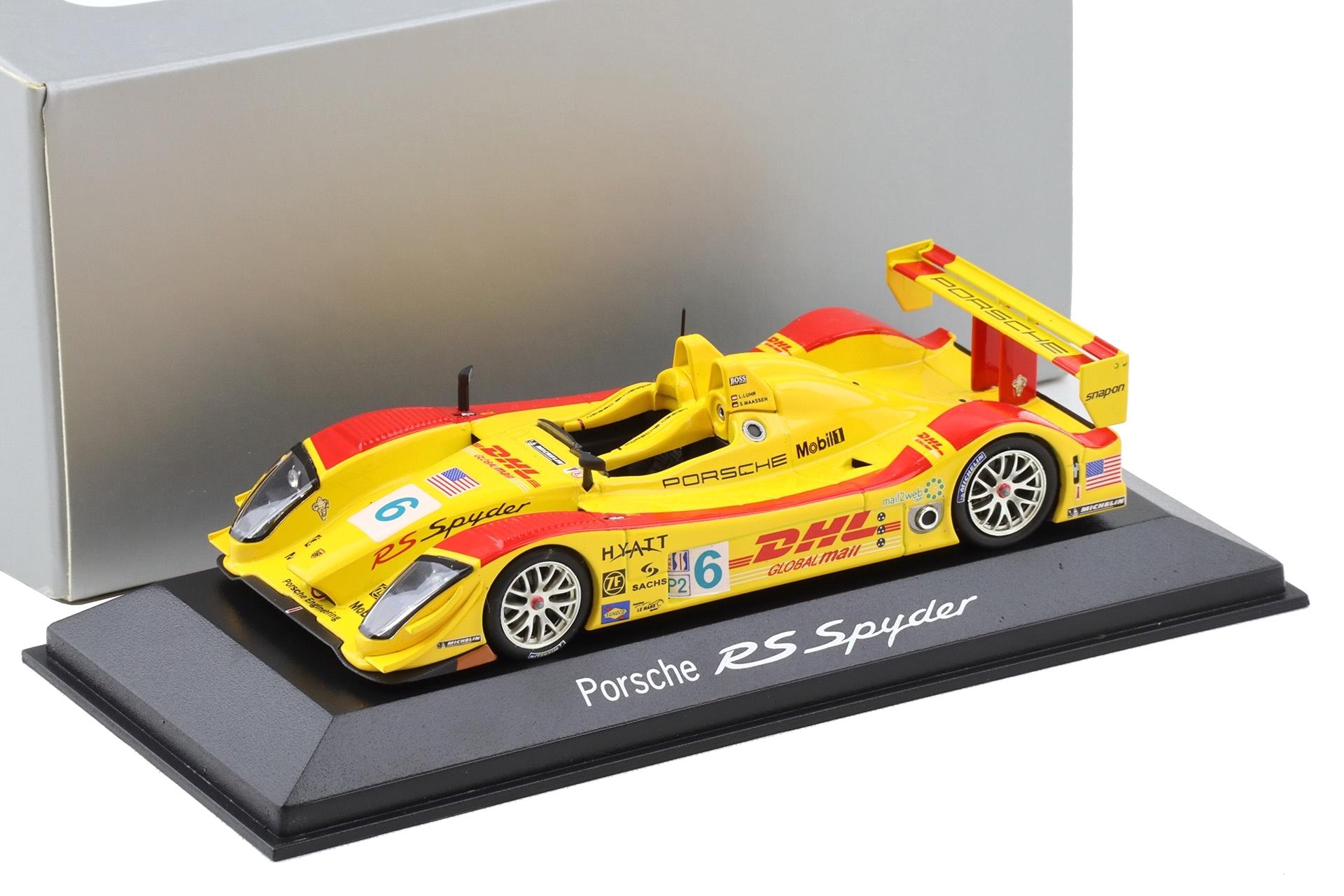 ID 111063 orig.jpg 1:43 Minichamps Porsche RS Spyder ALMS #6 Luhr/ Maasen WAP DEALER