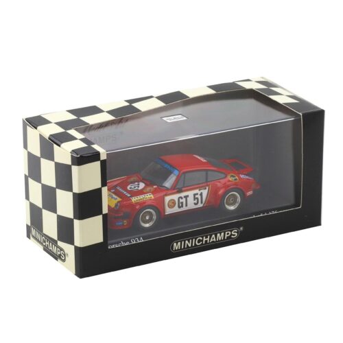 1:43 Minichamps Porsche 934 ADAC 300km 1976 European GT Winners #GT51 Hezemans