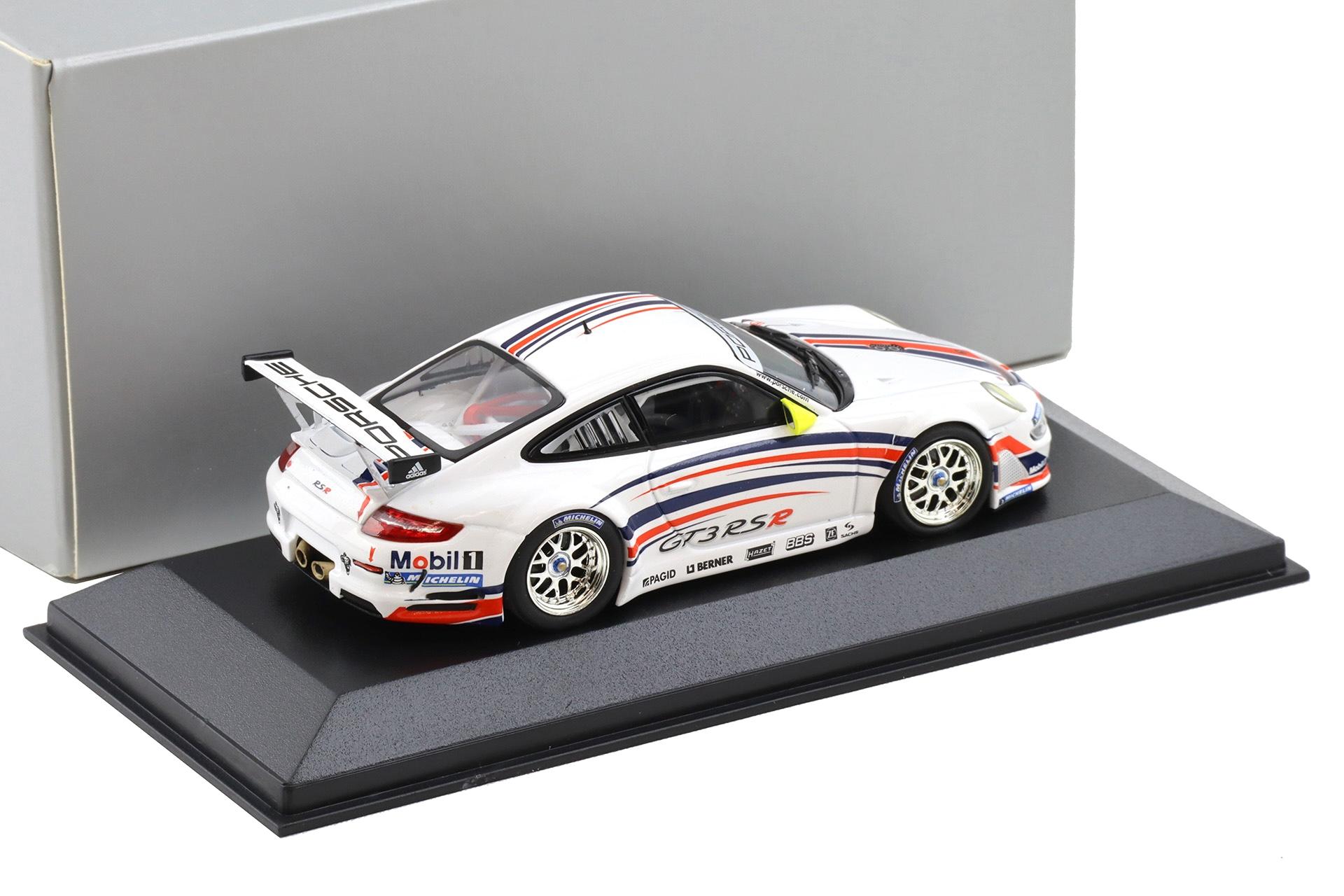 1:43 Minichamps Porsche 911 997 GT3 RSR Presentation white WAP DEALER