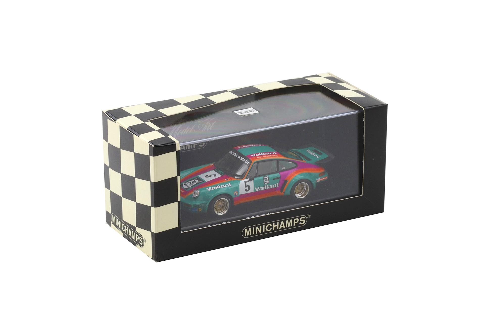 1:43 Minichamps Porsche 911 Carrera RSR 3.0 Int. Supersprint 1975 #5 B.Wollek