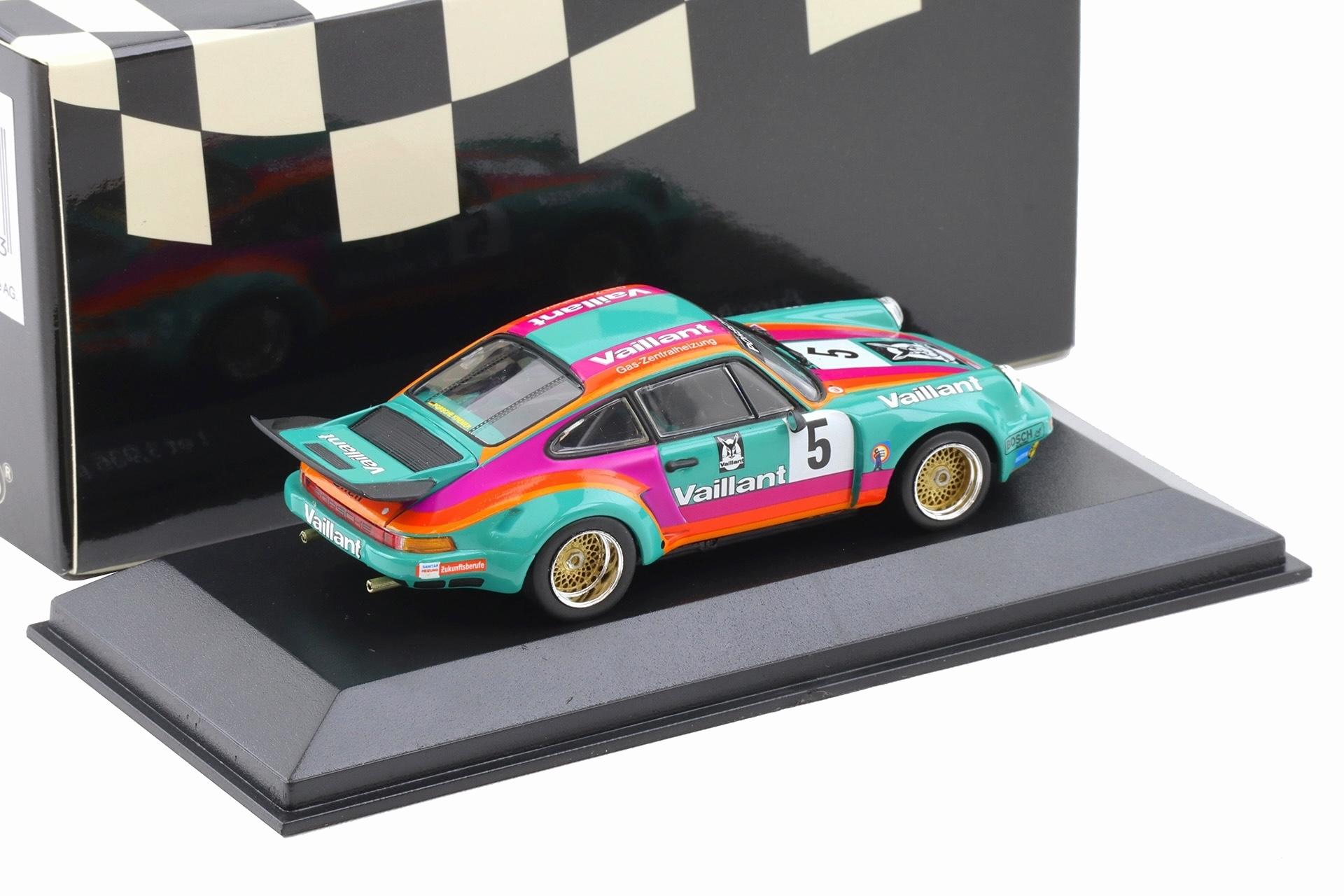 1:43 Minichamps Porsche 911 Carrera RSR 3.0 Int. Supersprint 1975 #5 B.Wollek
