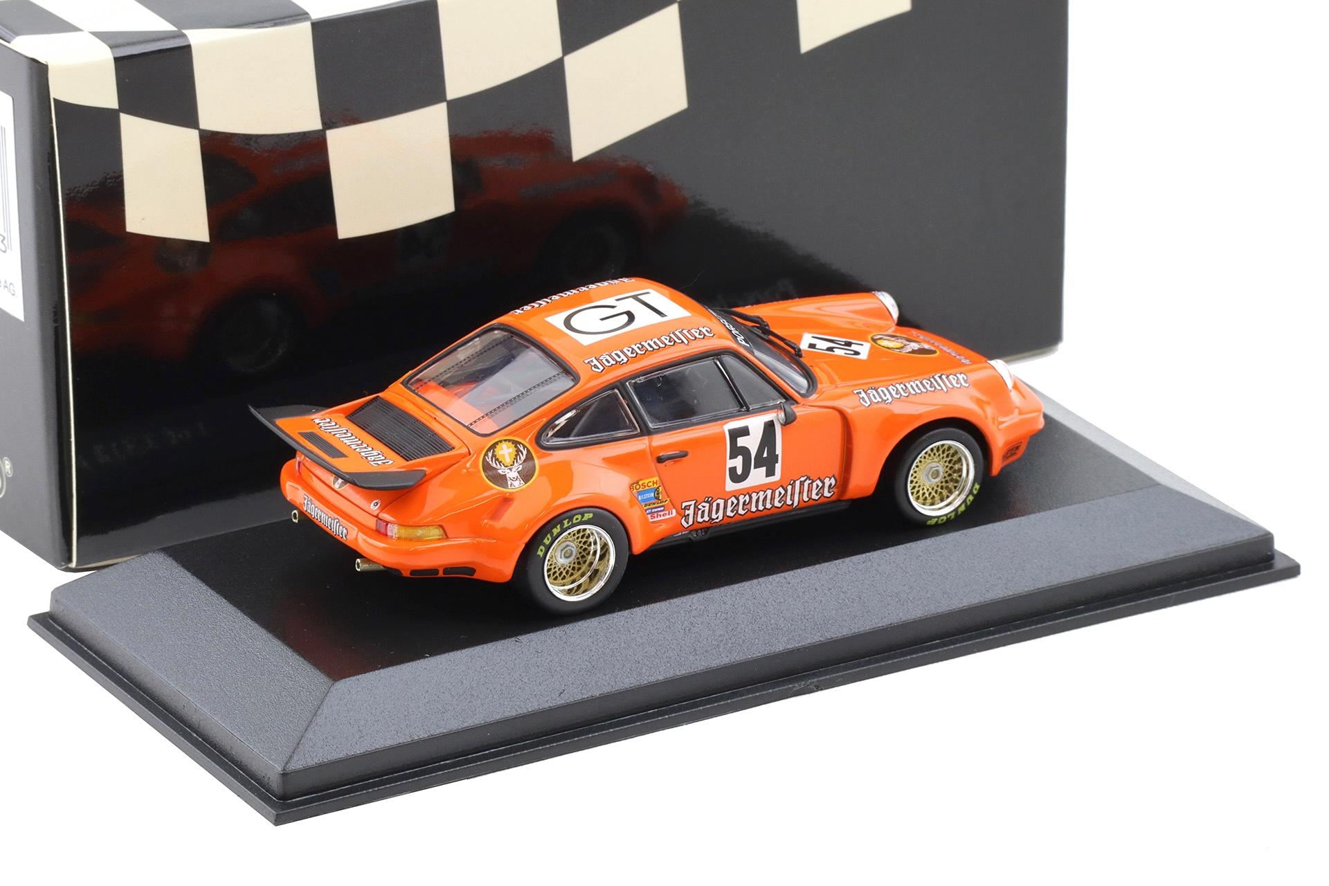 1:43 Minichamps Porsche 911 Carrera RSR 3.0 ADAC 1000km 1975 Jägermeister #54