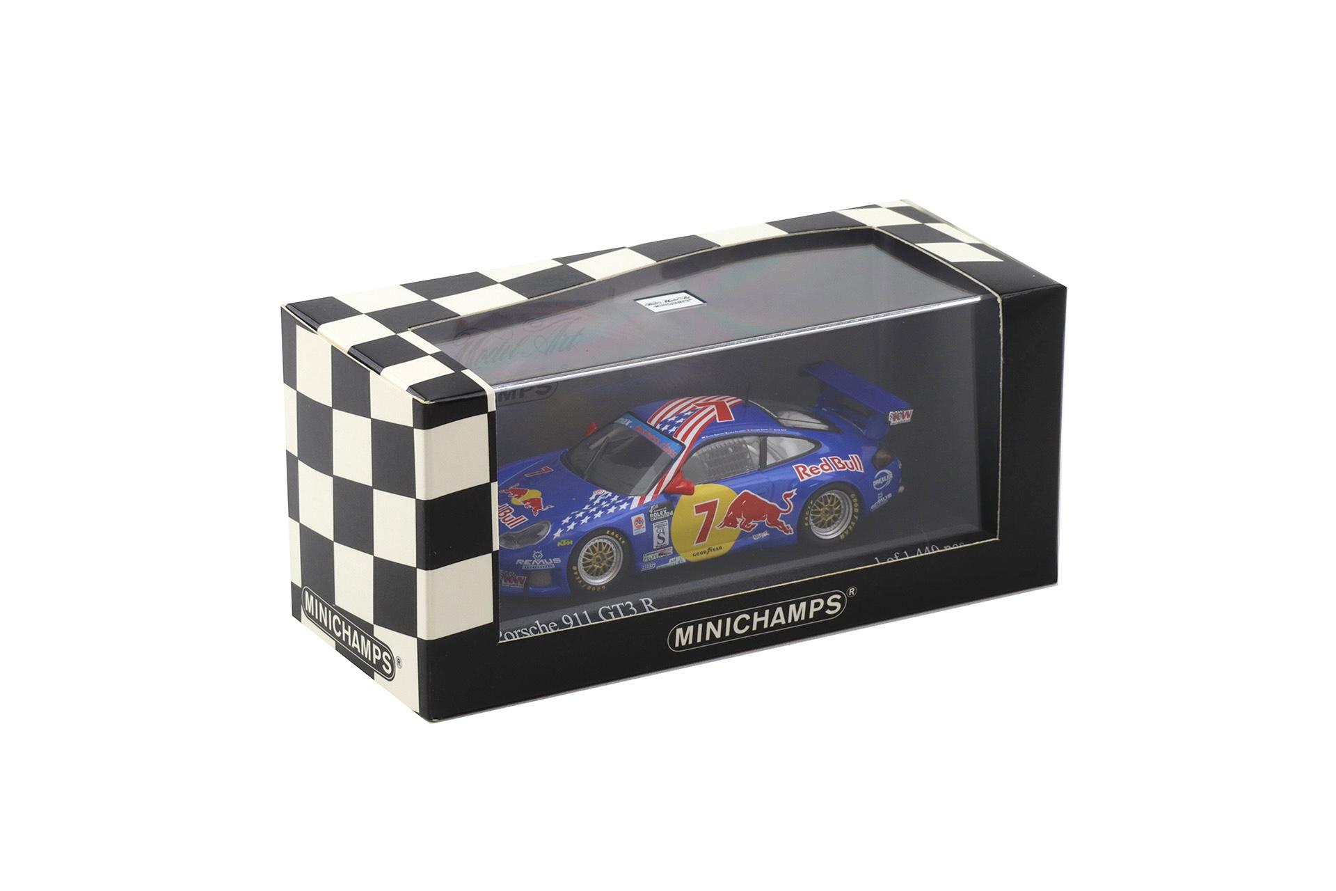 1:43 Minichamps Porsche 911 996 GT3 R Daytona 24h 2002 Red Bull #7 Quester/ Said