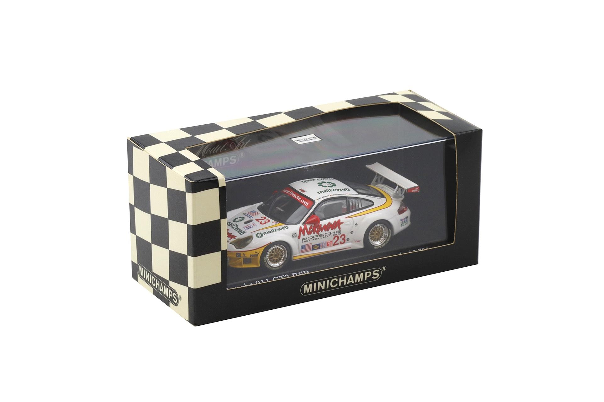 1:43 Minichamps Porsche 911 996 GT3 RSR 12h Sebring 2004 #23 Bernhard/ Maassen