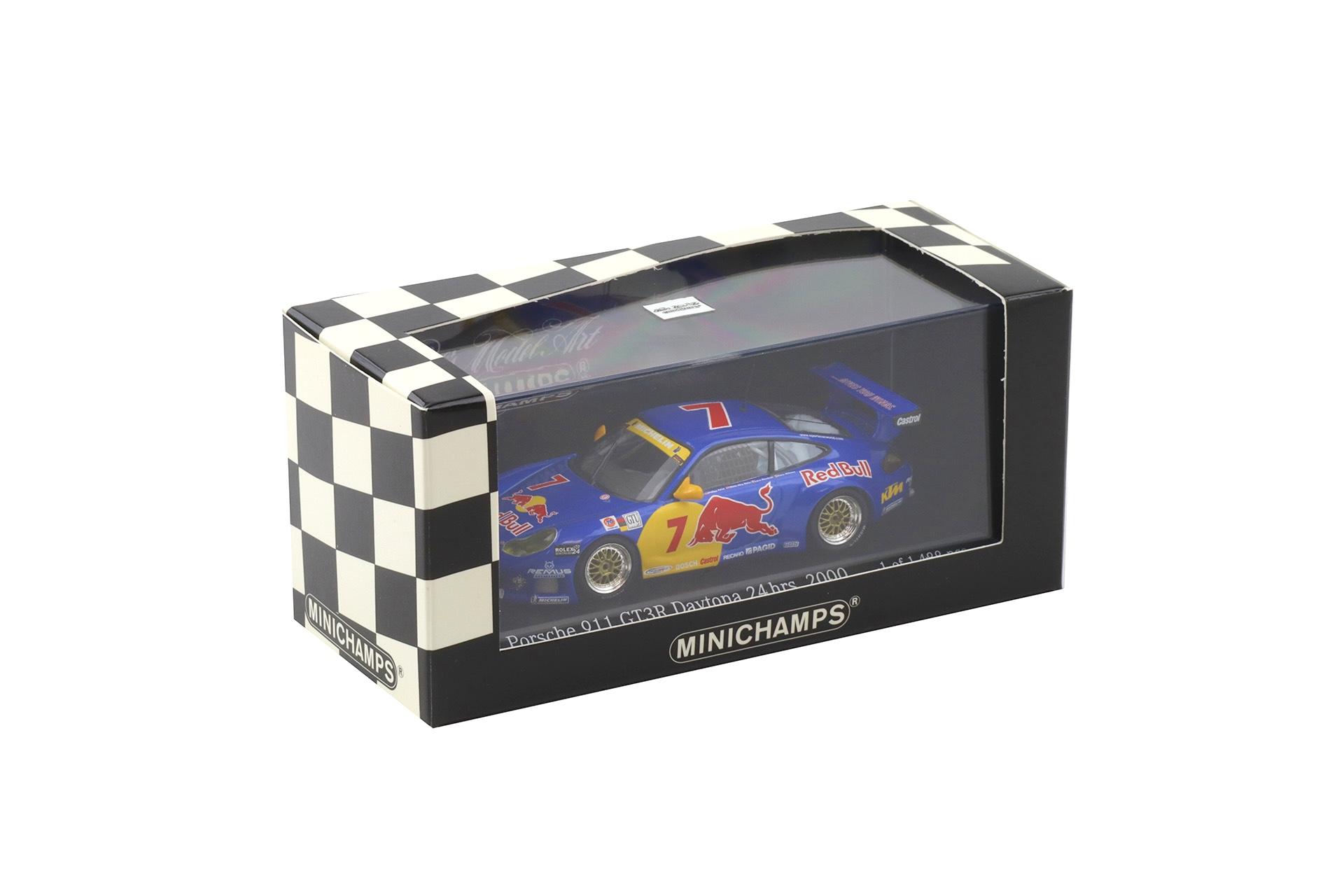 1:43 Minichamps Porsche 911 996 GT3 R Daytona 2000 #7 Red Bull Quester/ Peter