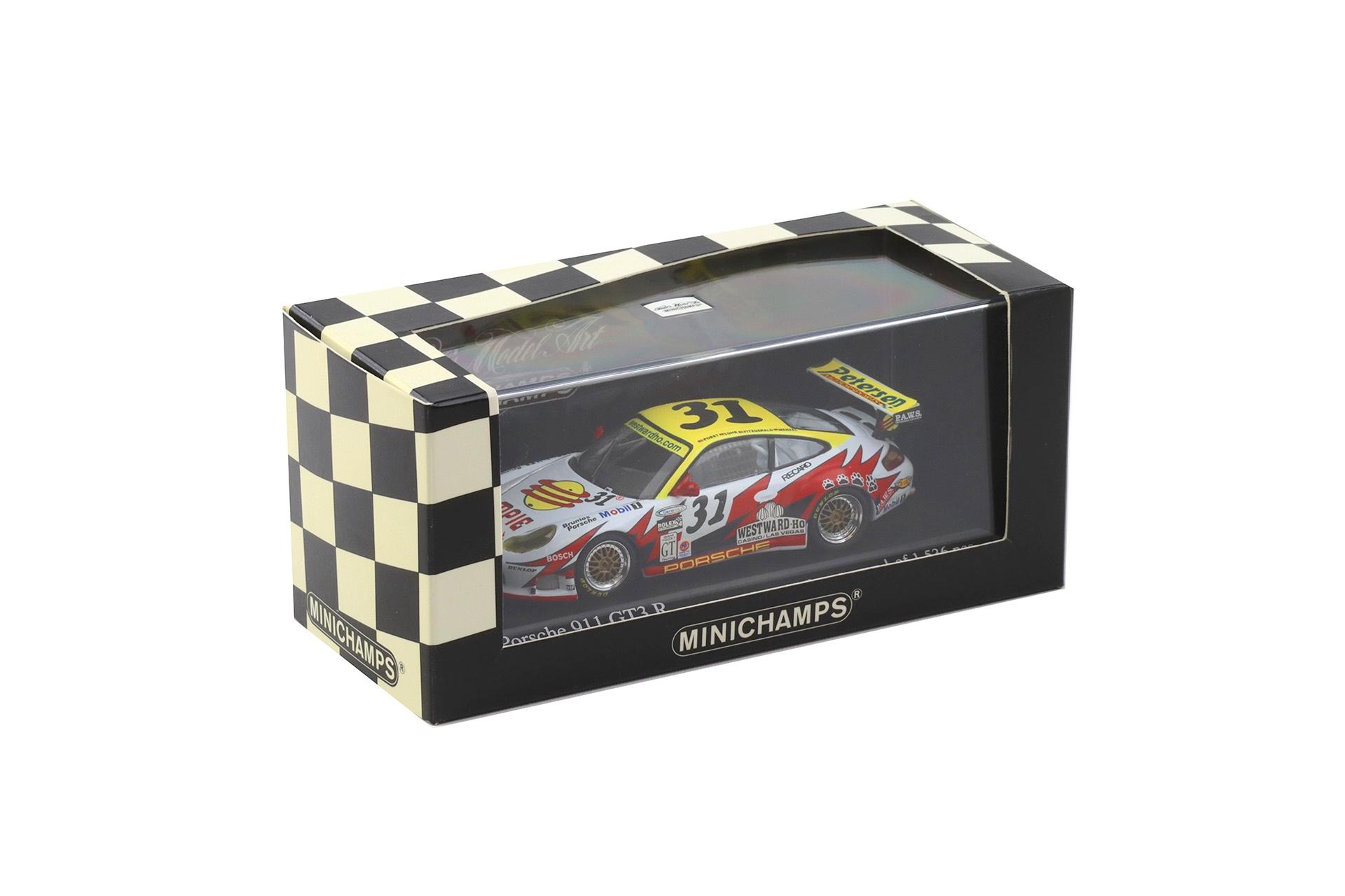 1:43 Minichamps Porsche 911 996 GT3 R Daytona 24h 2001 GT Winners Luhr/ Menzel #31
