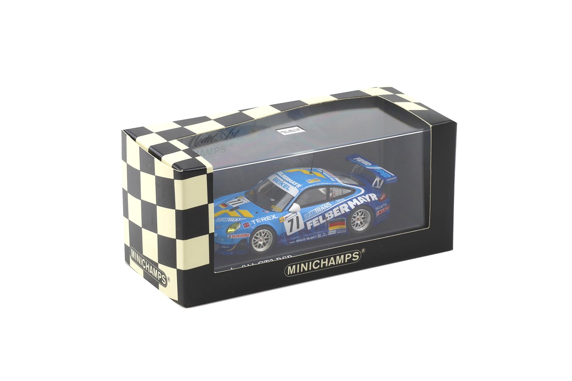 1:43 Minichamps Porsche 911 997 GT3 RSR 24h Le Mans 2007 Collin/ Felbermayr #71