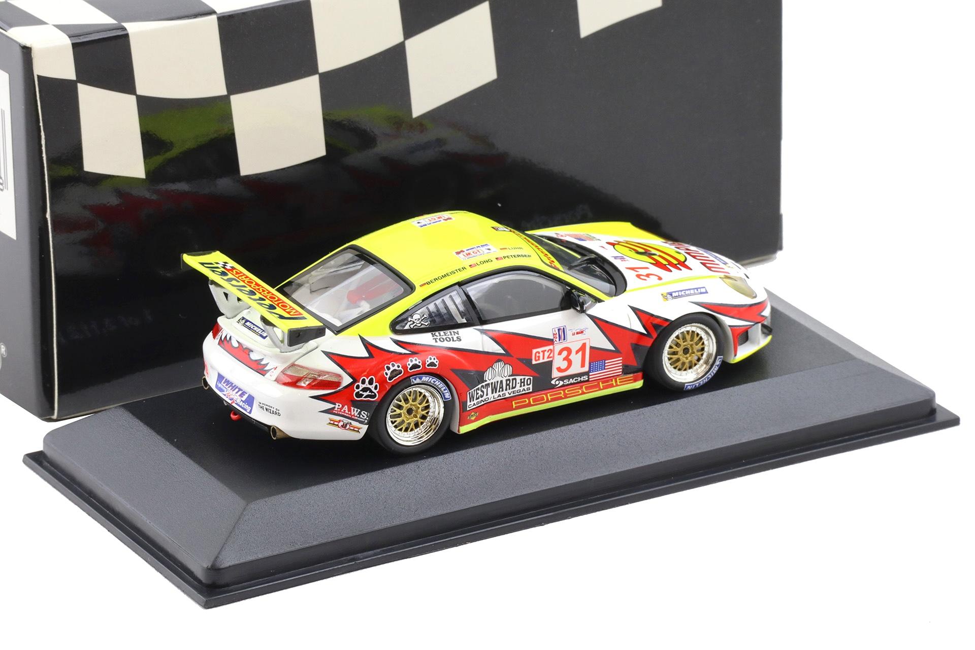 1:43 Minichamps Porsche 911 996 GT3 RSR 12h Sebring 2005 Class Winners #31