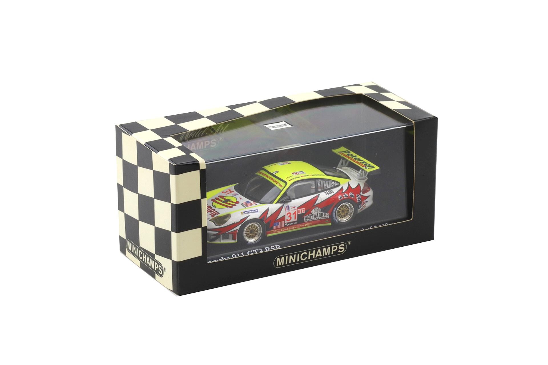 1:43 Minichamps Porsche 911 996 GT3 RSR 12h Sebring 2005 Class Winners #31