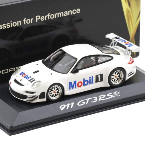 1:43 Minichamps Porsche 911 997 GT3 RSR Mobil 1 Edition white