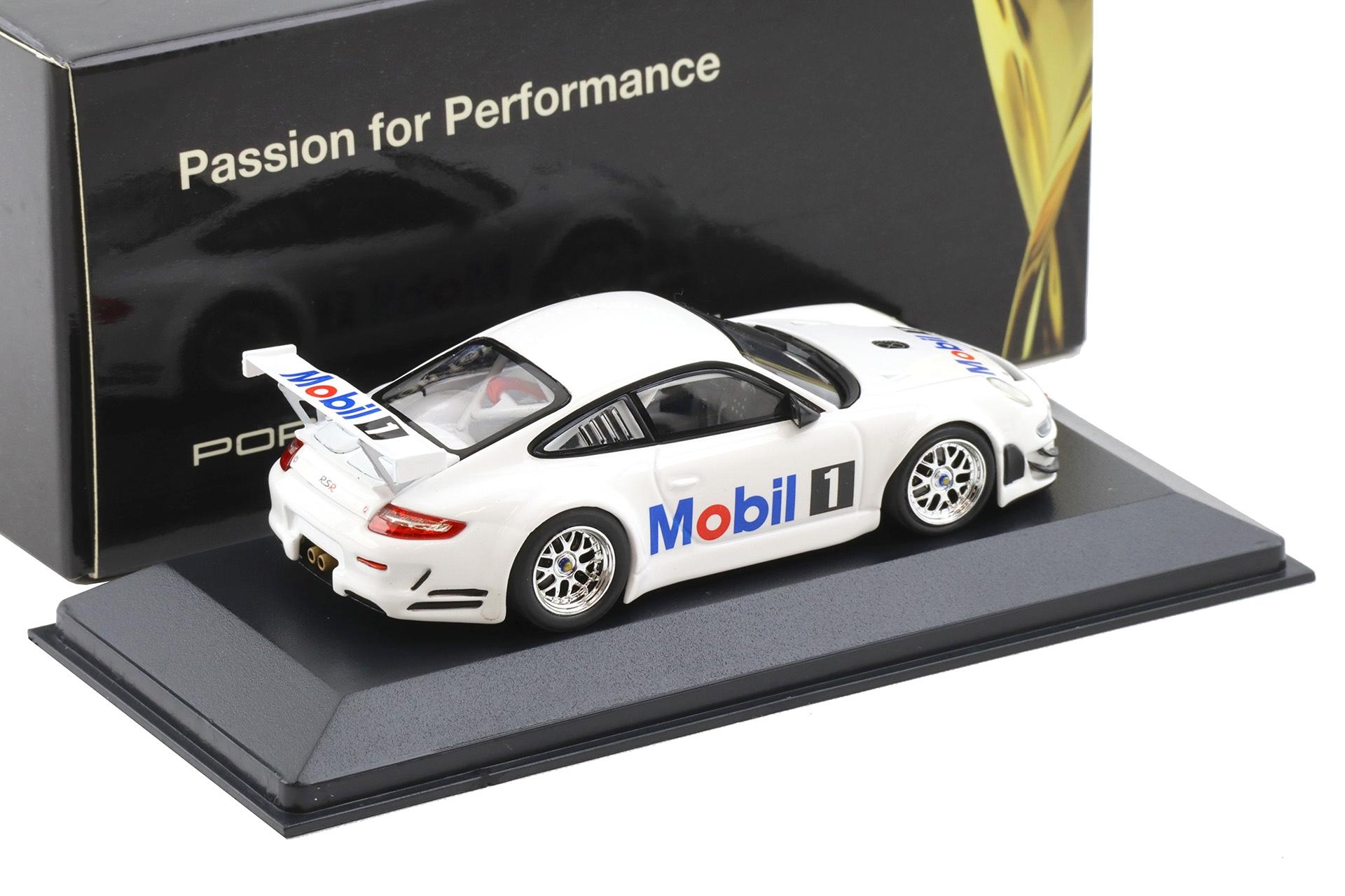 Porsche 997 RSR #23 ミニカー 1/43 1:43 Minichamps Porsche 911 997 GT3 RSR Mobil 1 Edition white