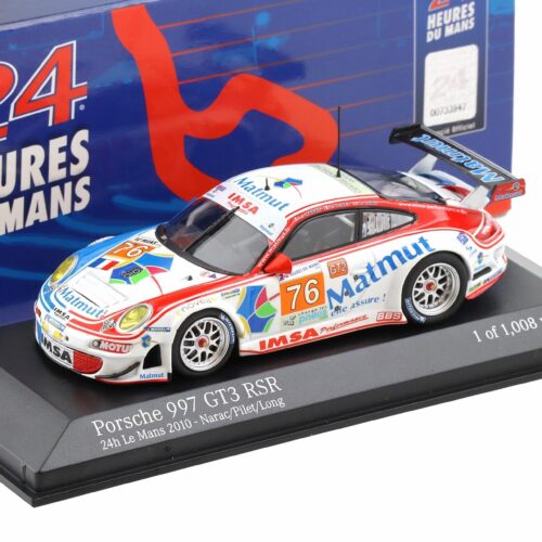 1:43 Minichamps Porsche 911 997 GT3 RSR 24h Le Mans 2010 #76 Narac/ Pilet/ Long