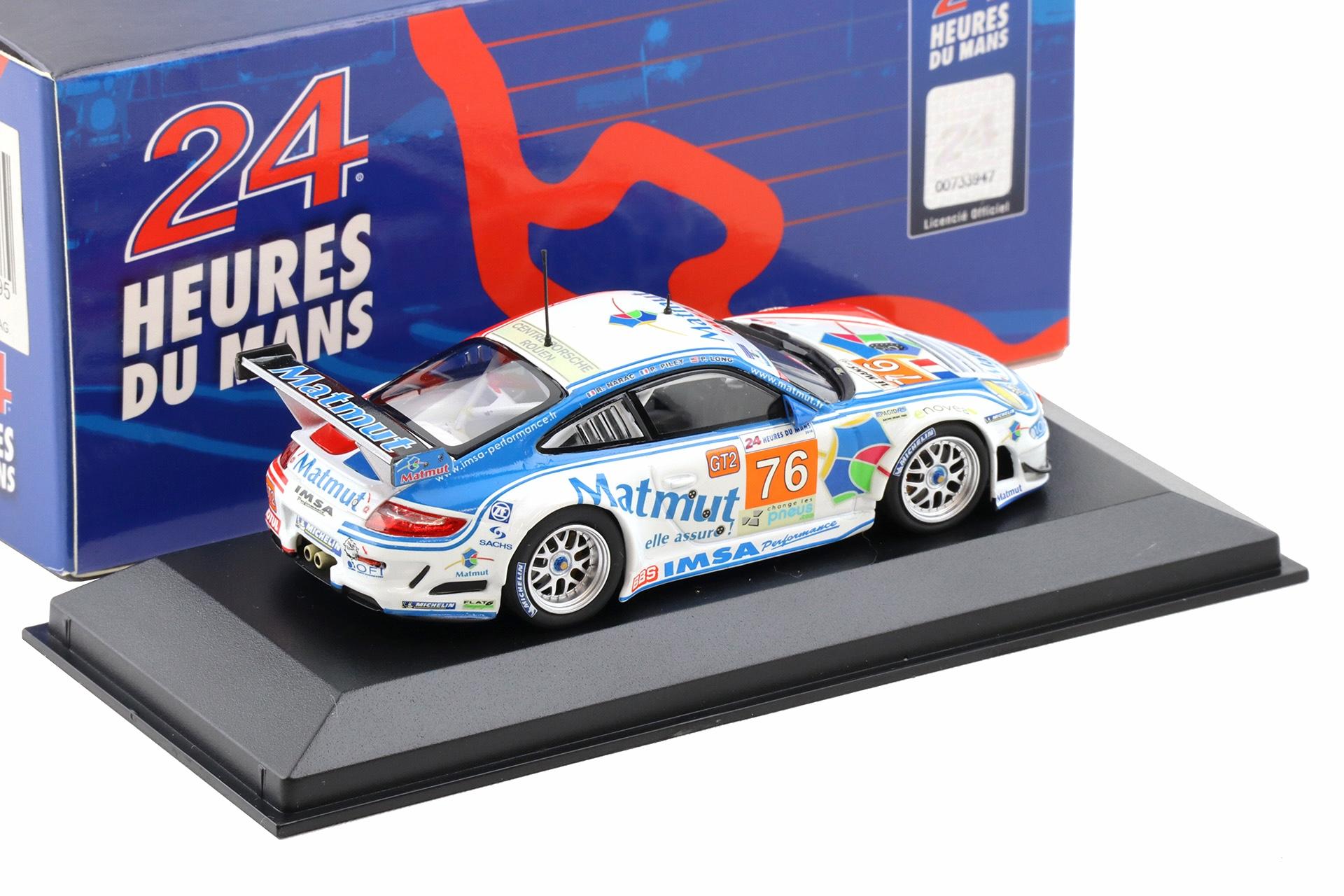 1:43 Minichamps Porsche 911 997 GT3 RSR 24h Le Mans 2010 #76 Narac/ Pilet/ Long