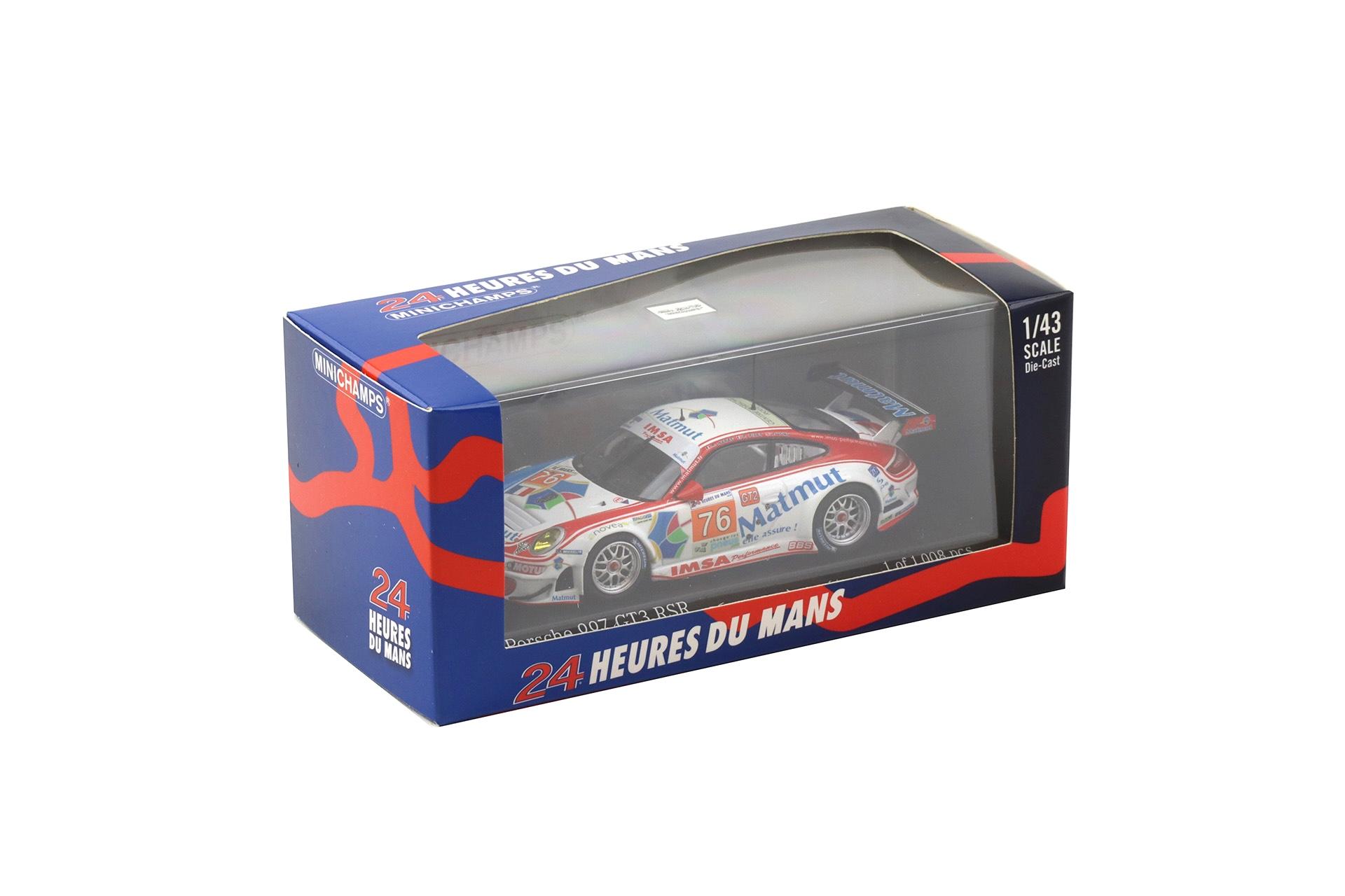 1:43 Minichamps Porsche 911 997 GT3 RSR 24h Le Mans 2010 #76 Narac/ Pilet/ Long