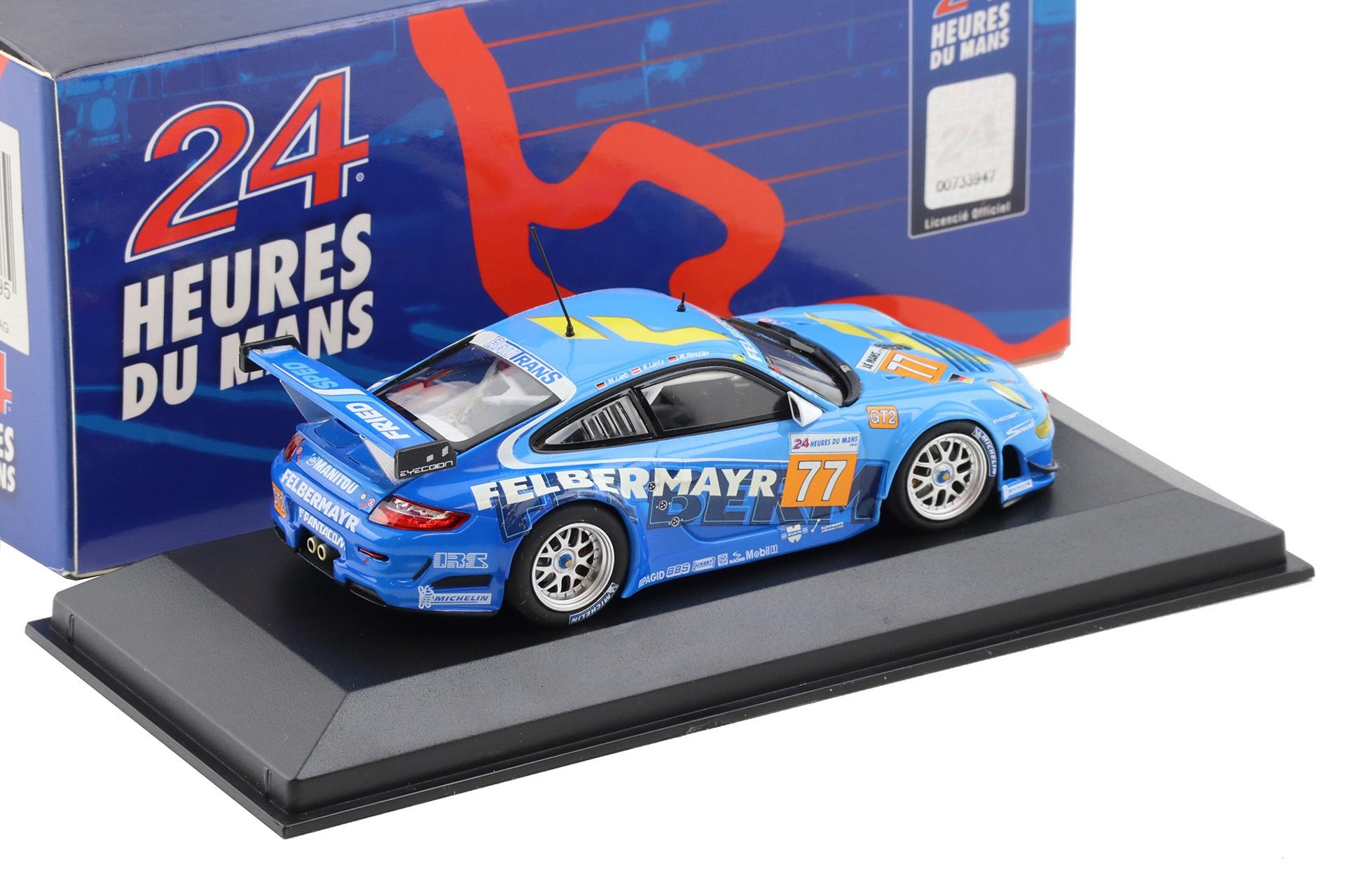 1:43 Minichamps Porsche 911 997 GT3 RSR 24h Le Mans 2010 #77 Lieb/ Lietz/ Henzler
