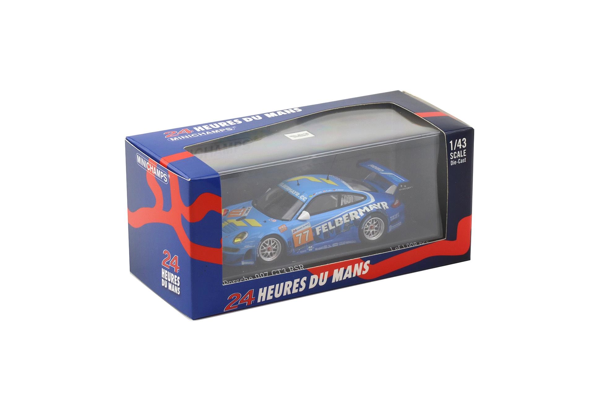 1:43 Minichamps Porsche 911 997 GT3 RSR 24h Le Mans 2010 #77 Lieb/ Lietz/ Henzler