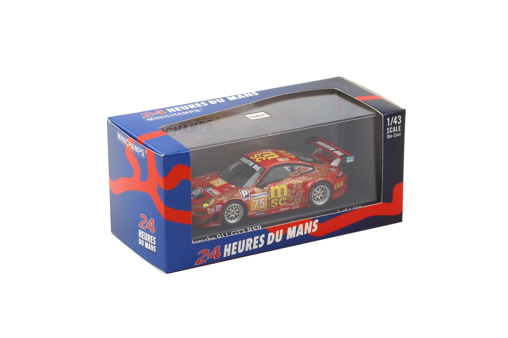 1:43 Minichamps Porsche 911 997 GT3 RSR 24h Le Mans 2009 #75 O´Young/Hesnault