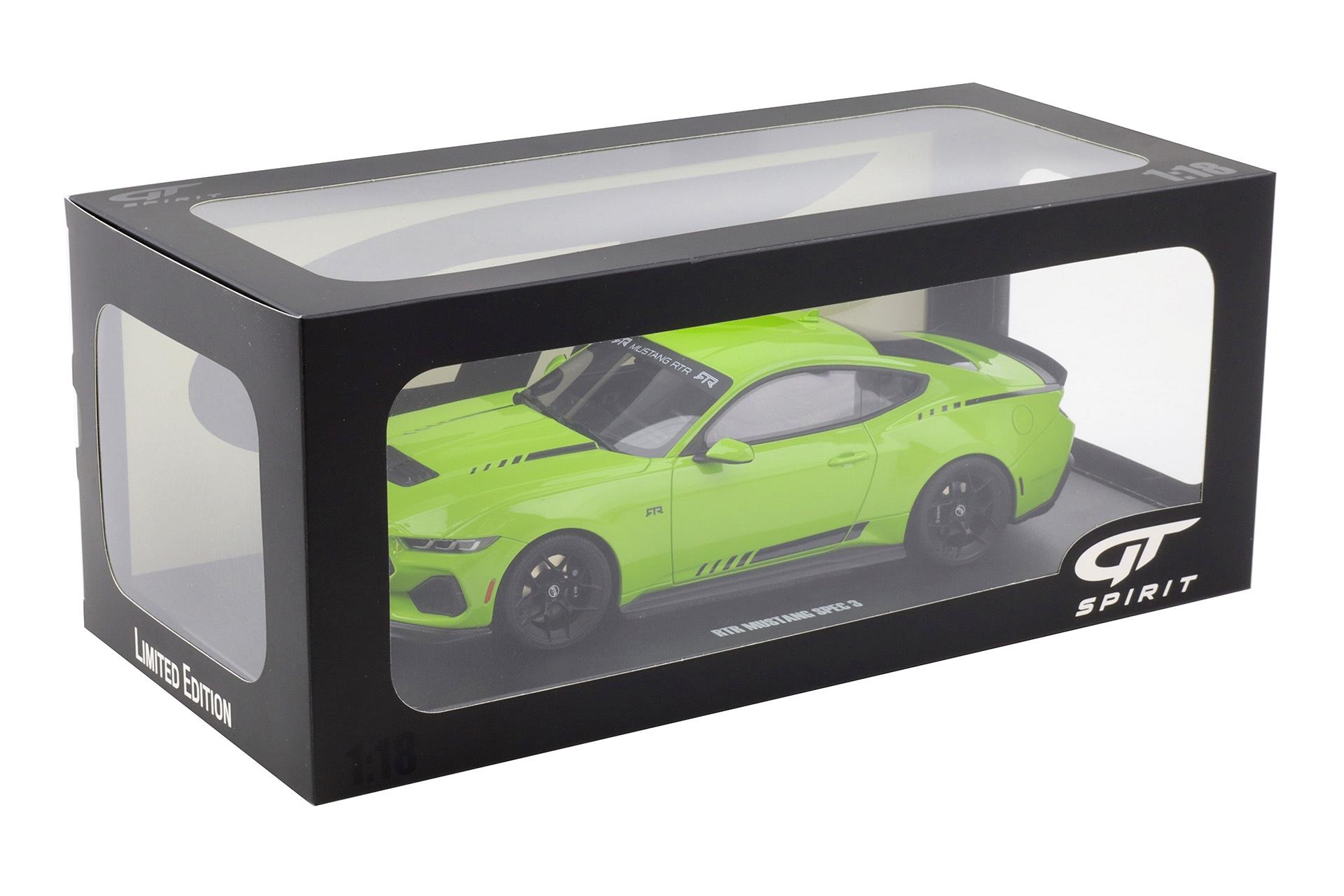 1:18 GT Spirit GT565 Ford Mustang RTR Spec-3 Hyper Lime 2025