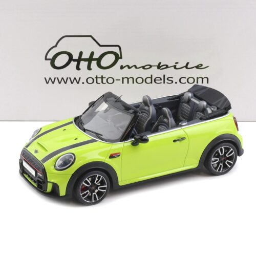 1:18 OTTO mobile OT1303 Mini Cooper JCW Cabriolet Zesty yellow 2021