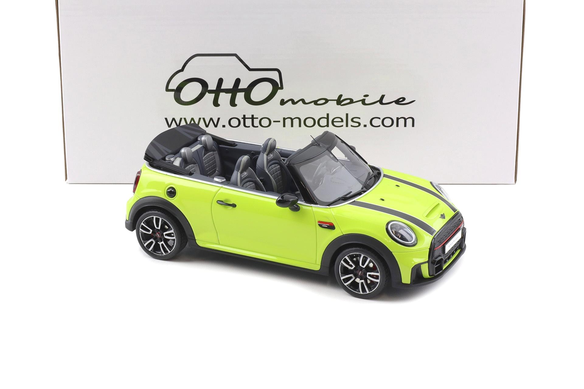 1:18 OTTO mobile OT1303 Mini Cooper JCW Cabriolet Zesty yellow 2021
