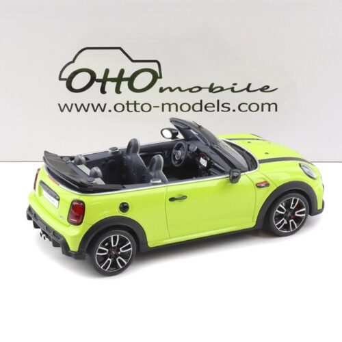 1:18 OTTO mobile OT1303 Mini Cooper JCW Cabriolet Zesty yellow 2021