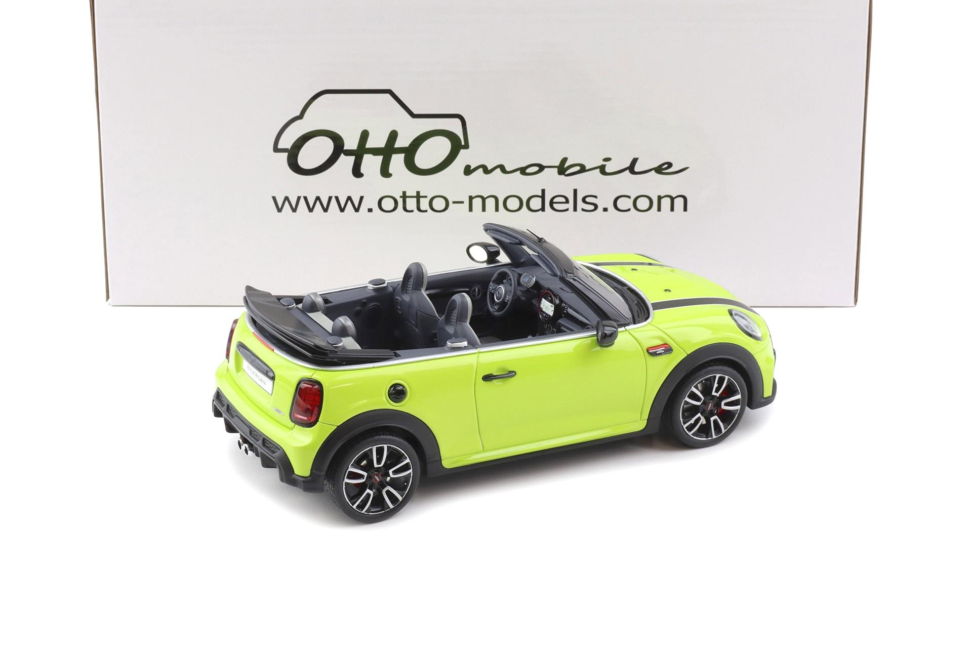 1:18 OTTO mobile OT1303 Mini Cooper JCW Cabriolet Zesty yellow 2021