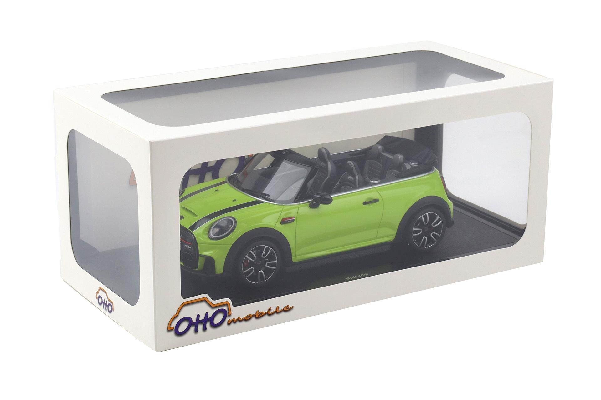 1:18 OTTO mobile OT1303 Mini Cooper JCW Cabriolet Zesty yellow 2021