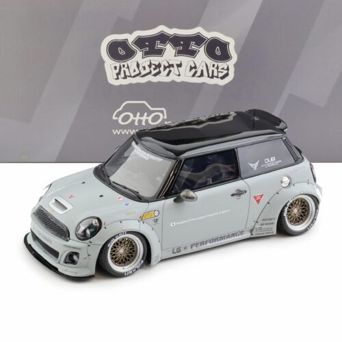 1:18 OTTO mobile OT1212 LB WORKS LB Nation Mini Cooper R56 2015 grey