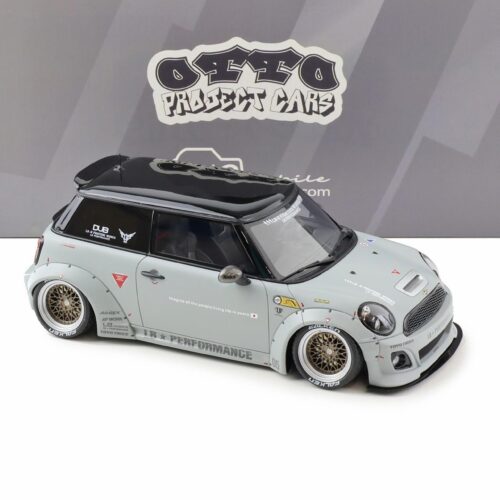 1:18 OTTO mobile OT1212 LB WORKS LB Nation Mini Cooper R56 2015 grey