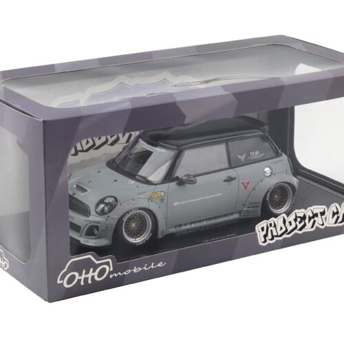 1:18 OTTO mobile OT1212 LB WORKS LB Nation Mini Cooper R56 2015 grey