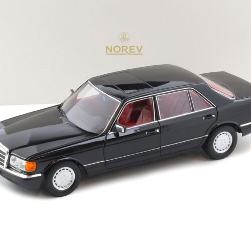 1:18 Norev Mercedes 560 SEL W126 Limousine 1991 black/ red interior