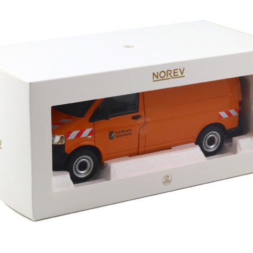1:18 Norev VW T5 Transporter Kasten 2003 Communal Vehicle orange