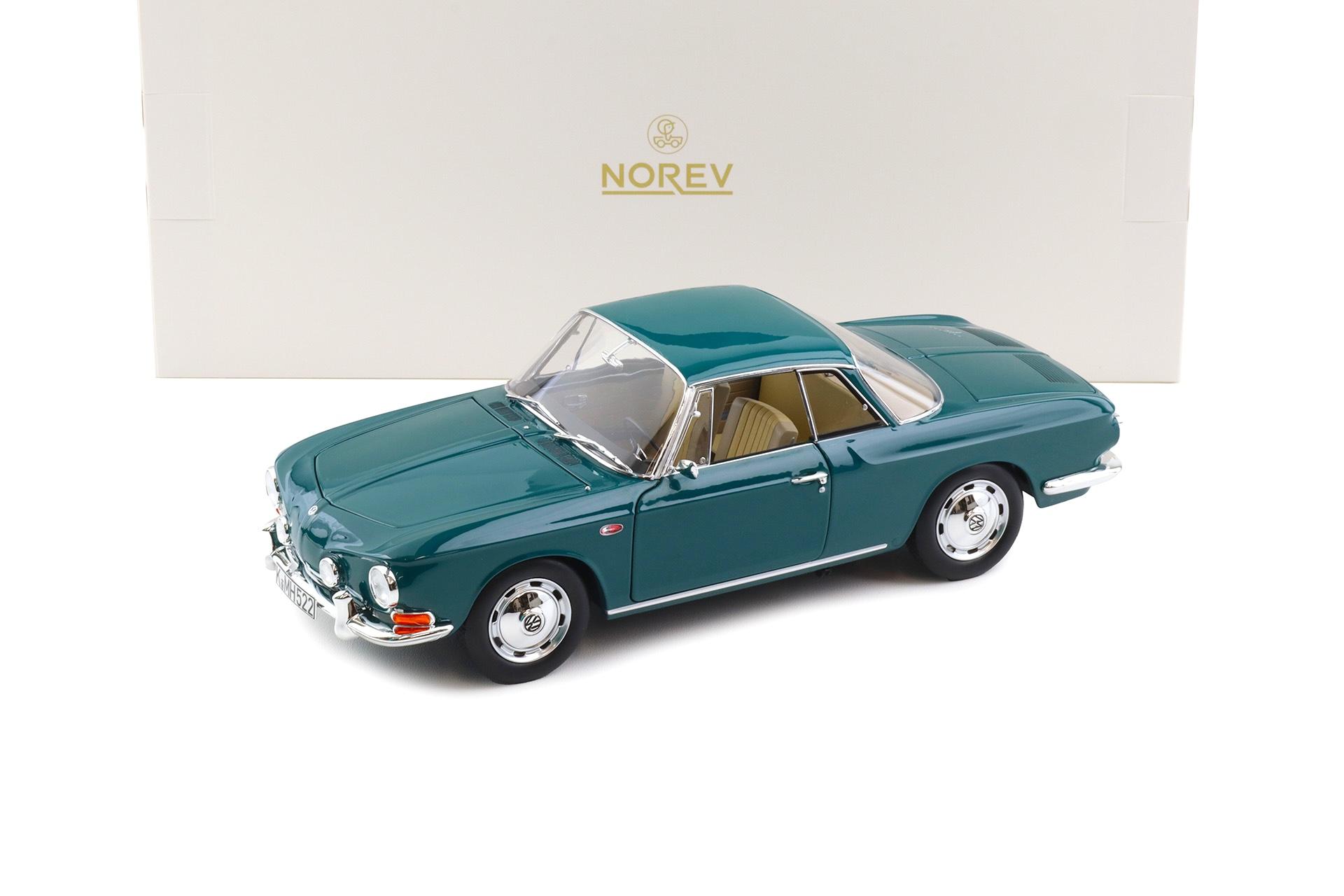 1:18 Norev VW Karmann Ghia 1500 Typ 34 Smaragd green 1963