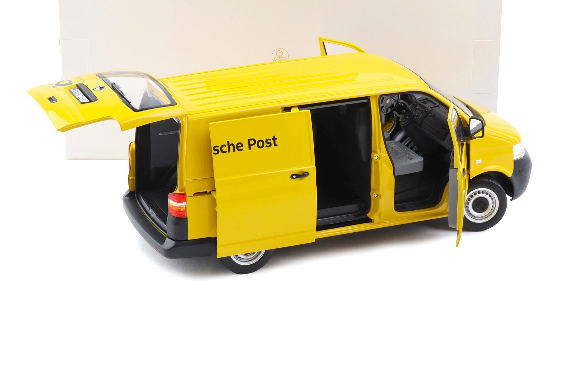 1:18 Norev VW T5 Transporter Kasten 2003 Deutsche Post yellow