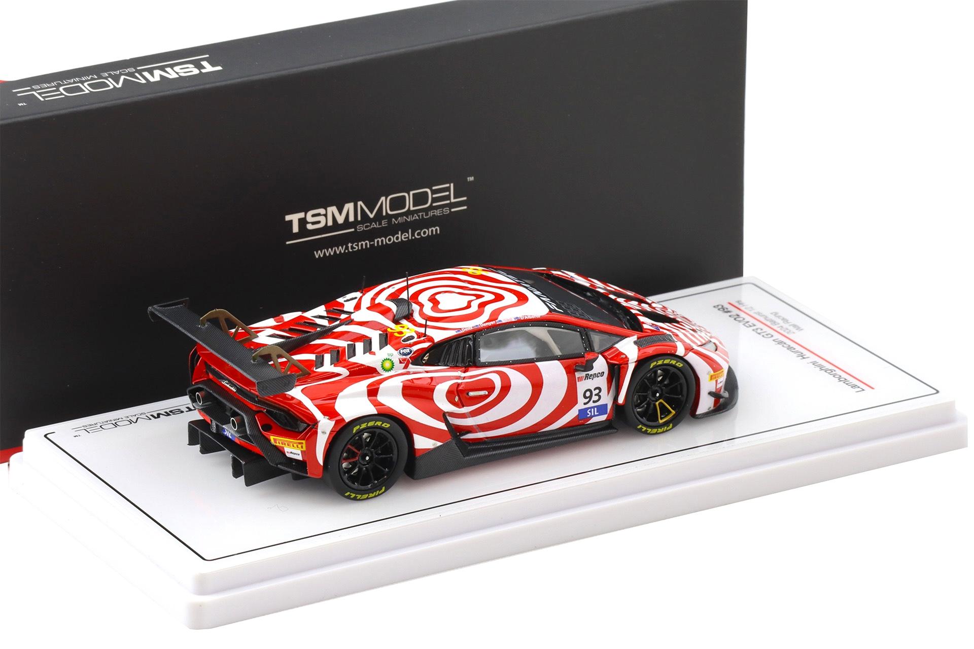 1:43 TSM Model Lamborghini Huracan GT3 EVO2 #93 Bathurst 12h 2024 Wall Racing