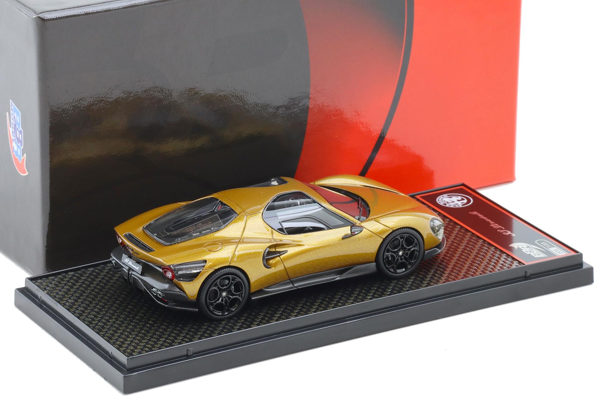 1:43 BBR Alfa Romeo 33 Stradale Ocra gold metallic - Limited 133 pcs.