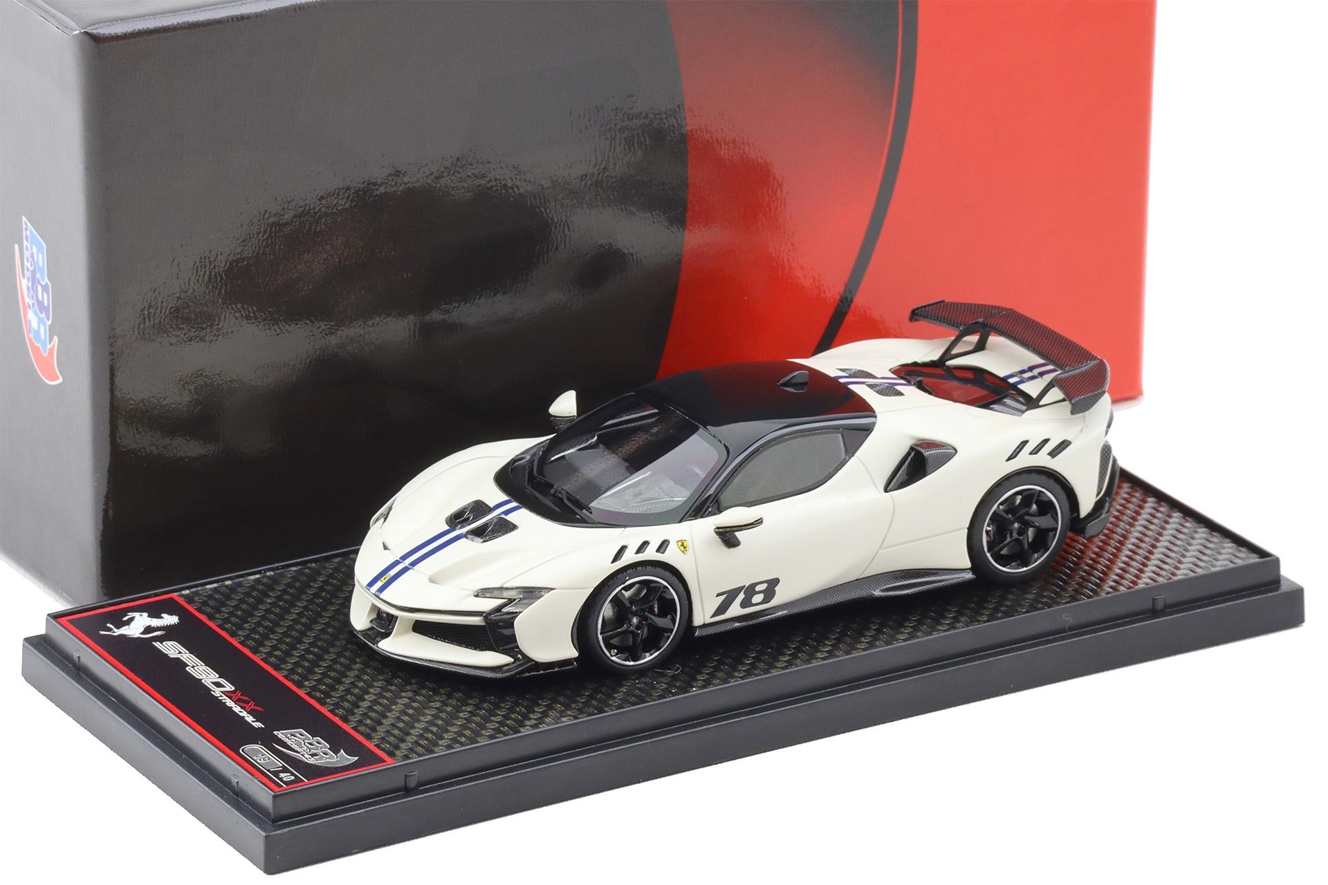 1:43 BBR Ferrari SF90 XX Stradale Bianco Italia matt - Limited 40 pcs.