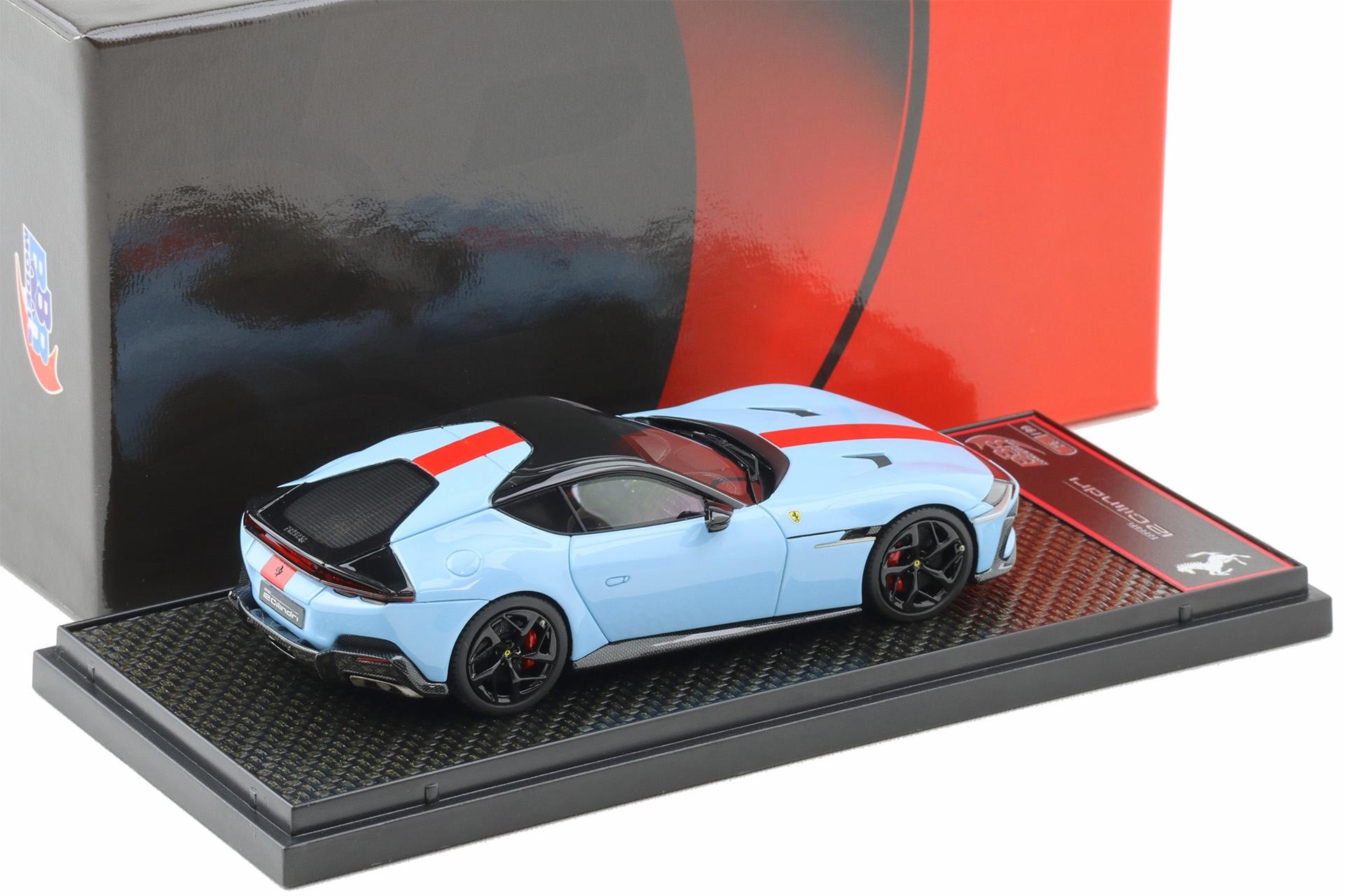 1:43 BBR Ferrari 12Cilindri Azzurro La Plata / red stripe - Limited 99 pcs.