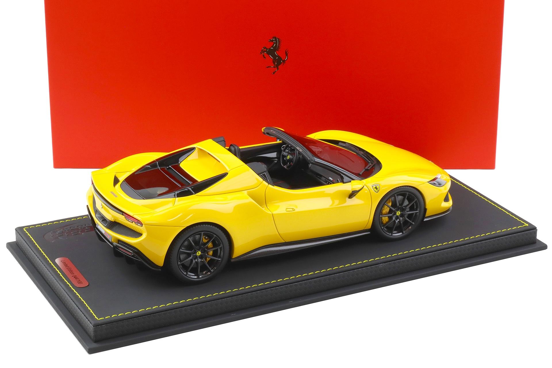 1:18 BBR Ferrari 296 GTS Giallo Modena yellow - Limited 100 pcs.