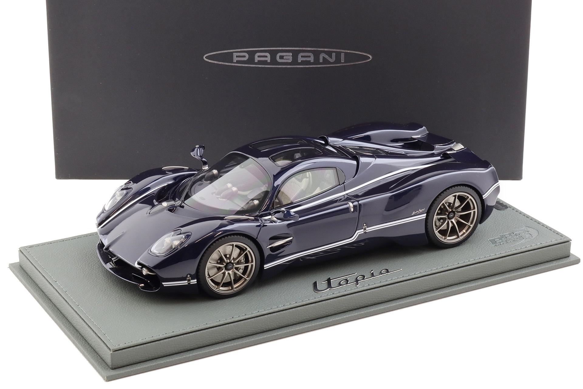 1:18 BBR Pagani Utopia Blu Midnight Glossy blue - Limited 100 pcs.