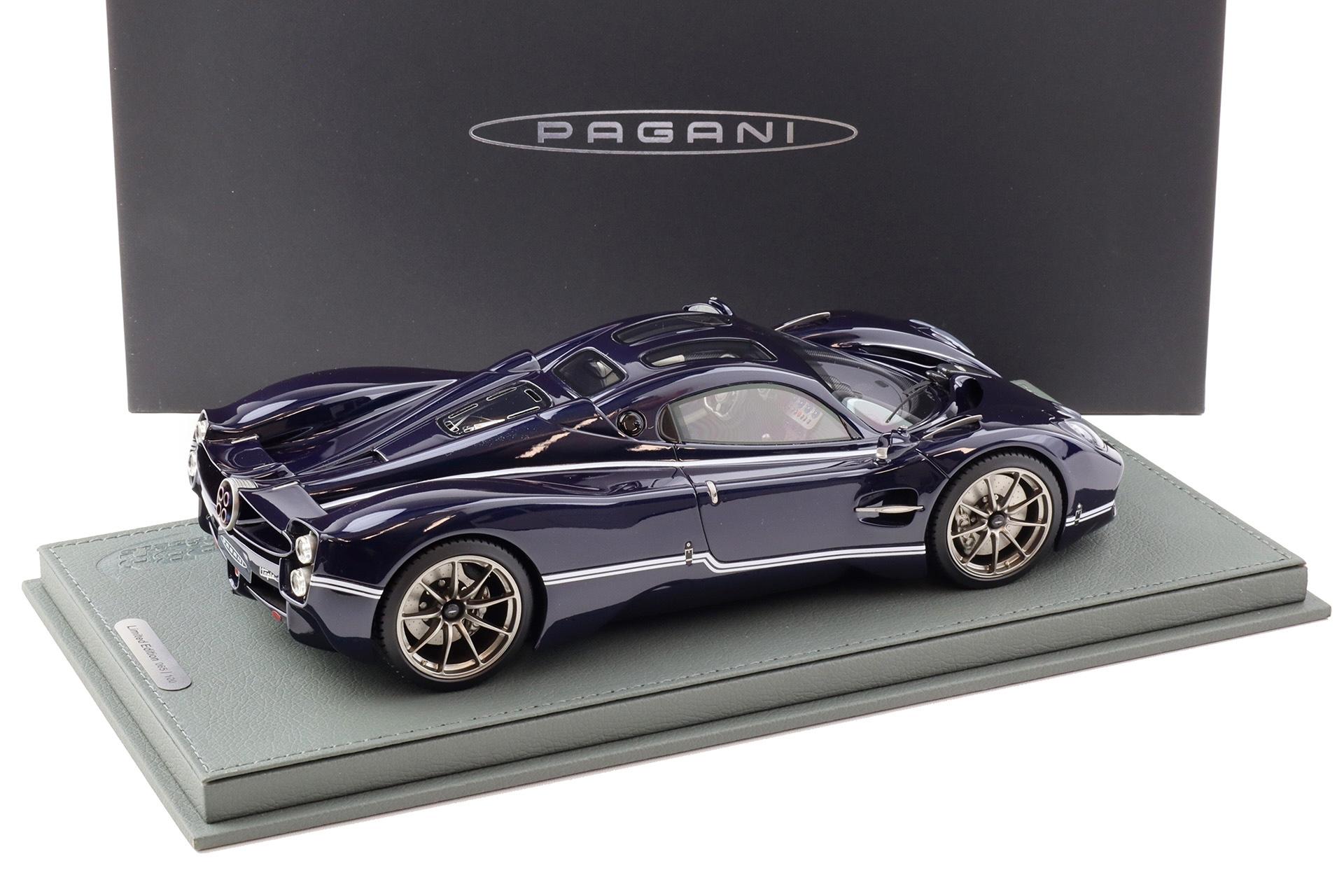 1:18 BBR Pagani Utopia Blu Midnight Glossy blue - Limited 100 pcs.