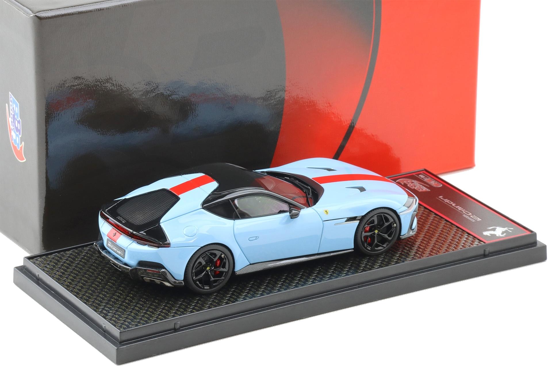 1:43 BBR Ferrari 12Cilindri Azzurro La Plata / red stripe - Limited 99 pcs.