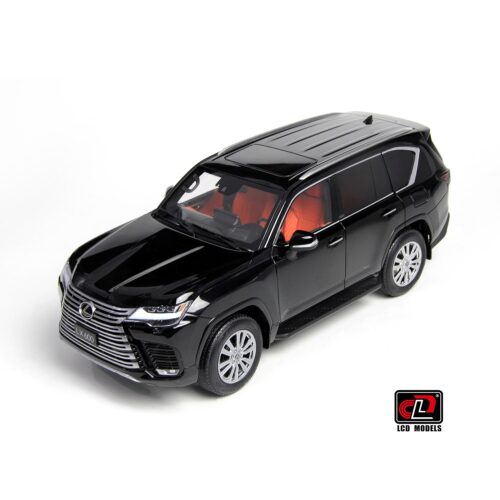1:18 LCD Models Lexus LX600 SUV 2024 black LCD18021-BL