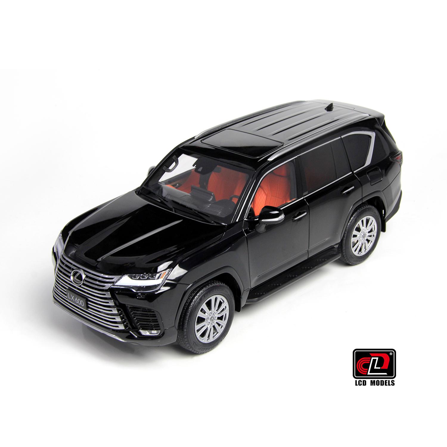 1:18 LCD Models Lexus LX600 SUV 2024 black LCD18021-BL