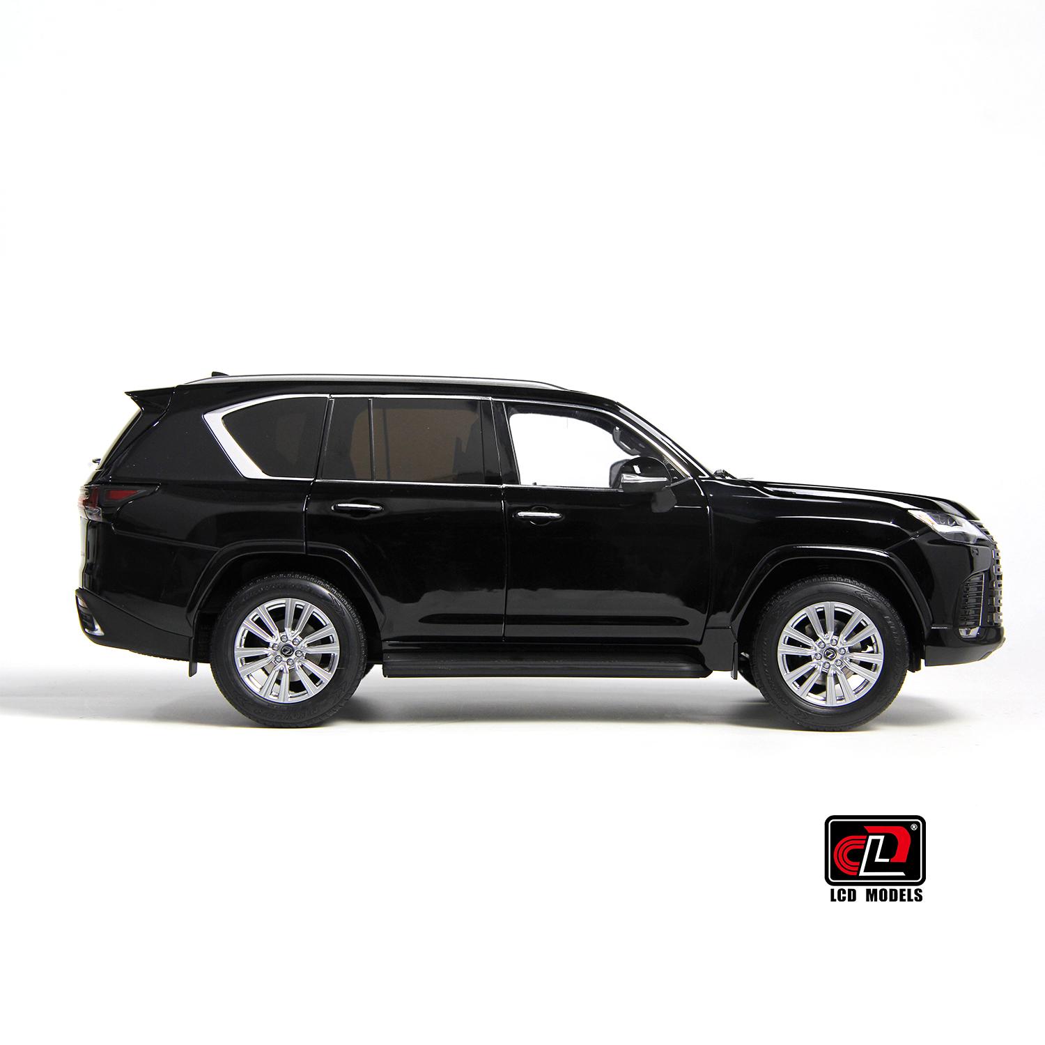 1:18 LCD Models Lexus LX600 SUV 2024 black LCD18021-BL