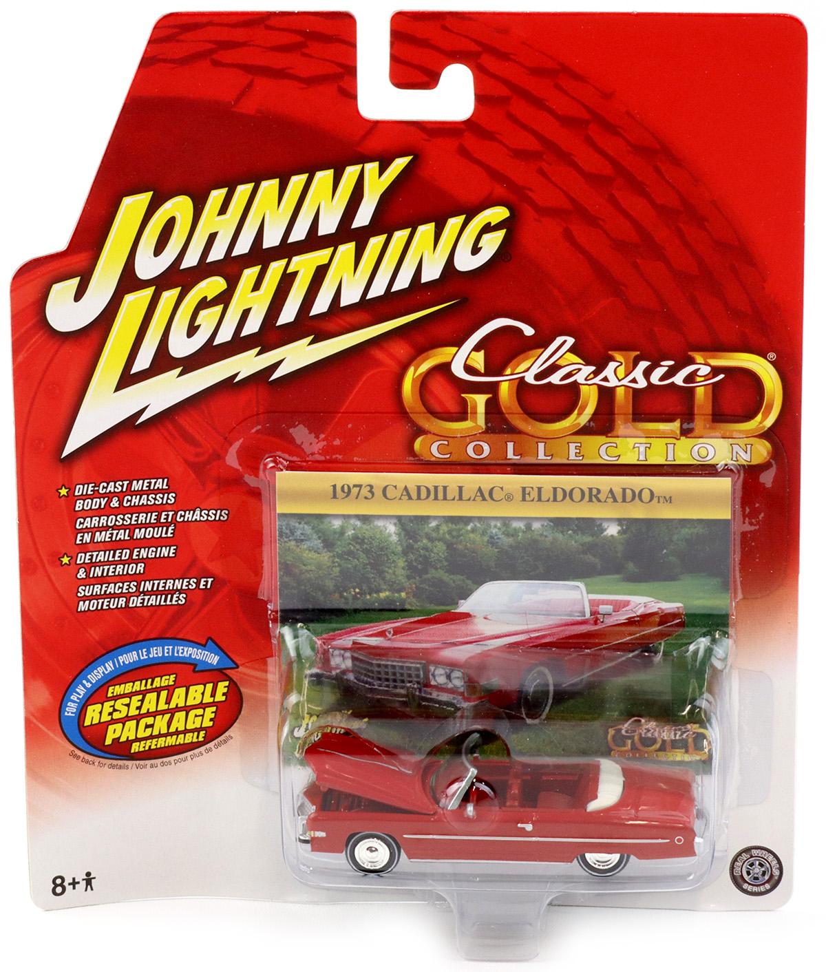 1:64 Johnny Lightning 1973 Cadillac Eldorado red Classic Gold Collection