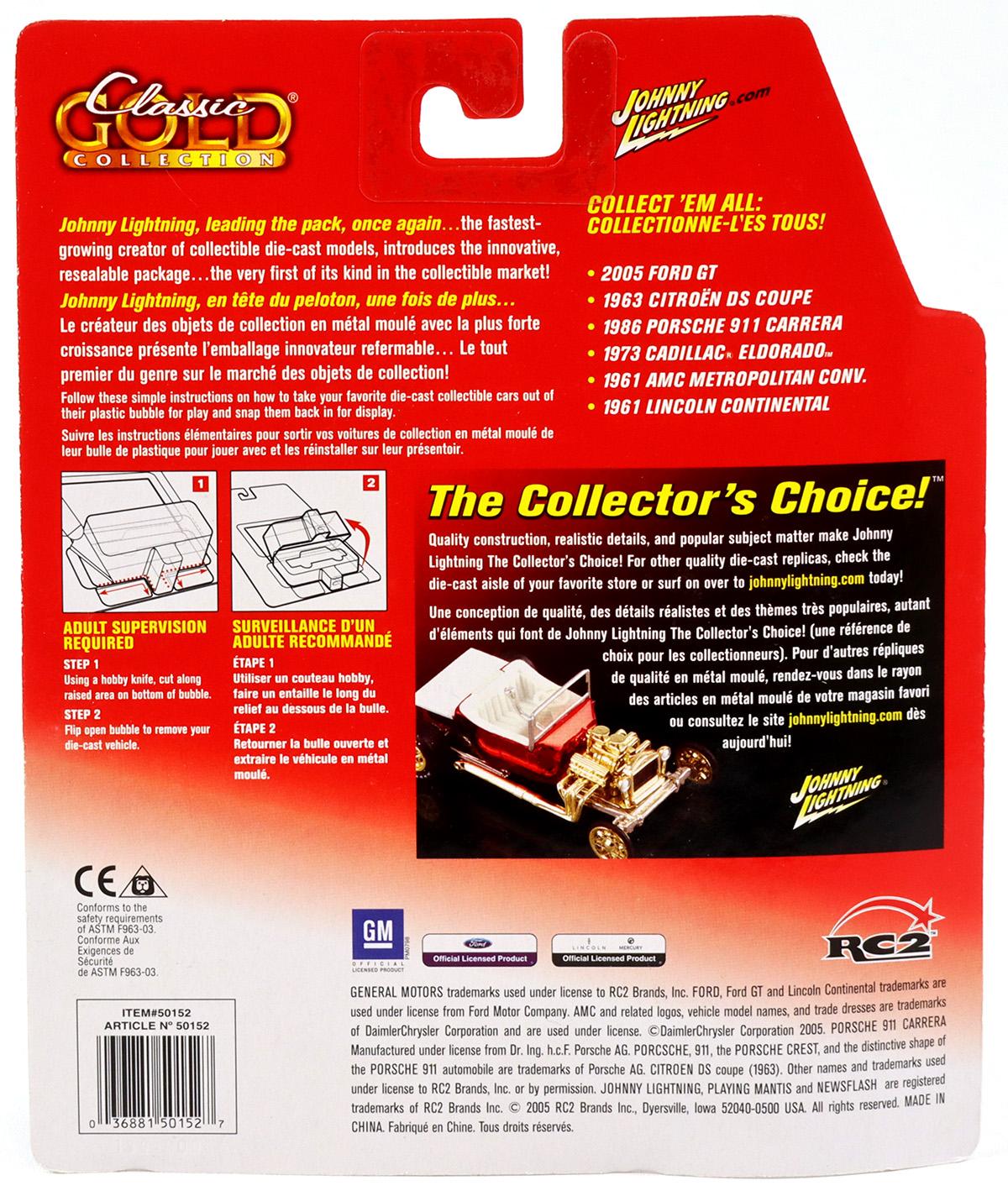 1:64 Johnny Lightning 1973 Cadillac Eldorado red Classic Gold Collection